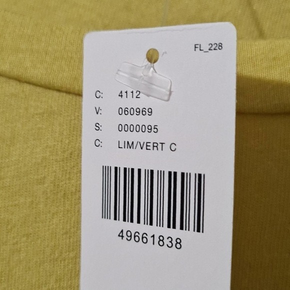 Anthropologie T.La Chelsea Ruffle Tee Yellow NWT - Picture 3 of 8
